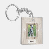 Kundenspezifisches Foto-Haustier Schlüsselanhänger (Vorderseite links)