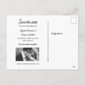 Kundenspezifisches Foto im neuen Jahr Feiertagspostkarte (Rückseite)