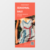 kundenspezifisches Foto im Store Business Proale Fensteraufkleber (Blatt)