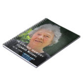 Kundenspezifisches Foto in der Liebe zum Gedächtni Notizblock (Linke Seite)