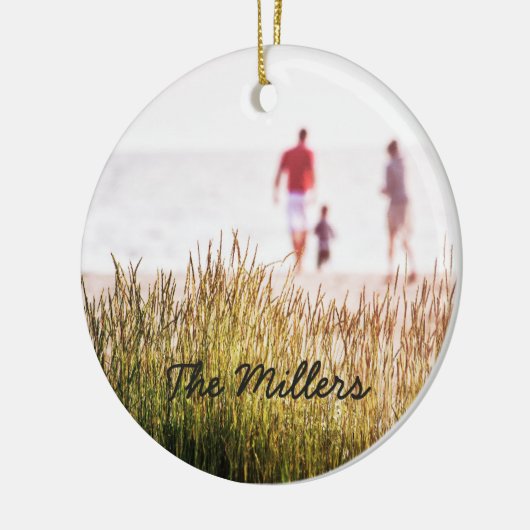 Kundenspezifisches Foto Keramik Ornament (Links)