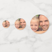 Kundenspezifisches Foto Konfetti (Vorderseiten)