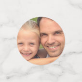 Kundenspezifisches Foto Konfetti (Klein Vorderseite)