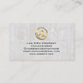 Kundenspezifisches Foto | Logo für das Rechtsgeset Visitenkarte (Rückseite)