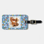Kundenspezifisches Foto-Marinesymbol-Muster Gepäckanhänger (Vorderseite horizontal)