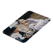 Kundenspezifisches Foto mit Familienname und fests Magnet (Linke Seite)