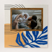 Kundenspezifisches Foto Modernes Abstraktes botani Puzzle (Horizontal)