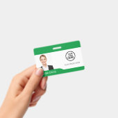 Kundenspezifisches Foto, Name, Logo, Bar, Abzeiche Ausweis (Handheld)