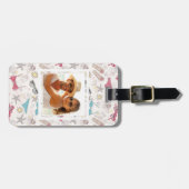 Kundenspezifisches Foto Niedliches Sommermuster Ab Gepäckanhänger (Vorderseite horizontal)