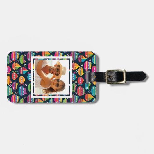 Kundenspezifisches Foto-Ozean-Transport-Muster Gepäckanhänger (Vorderseite horizontal)