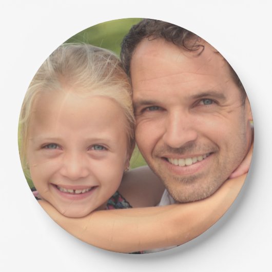 Kundenspezifisches Foto Pappteller (Vorderseite)