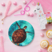 Kundenspezifisches Foto Personalisiert modern Pappteller (Party)