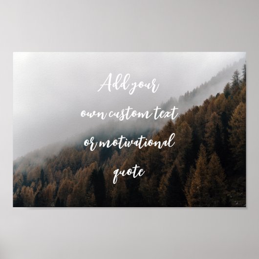 Kundenspezifisches Foto Personalisiert Poster (Vorne)