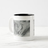 Kundenspezifisches Foto-personalisierte Baby-Tasse Zweifarbige Tasse (Vorderseite Links)