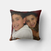 Kundenspezifisches Foto-Plüsch-Kissen Kissen (Rückseite)