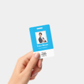 Kundenspezifisches Foto, QR-Code, Logo, Name-Abzei Ausweis (Handheld)