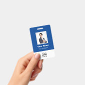 Kundenspezifisches Foto, QR-Code, Logo, Name-Abzei Ausweis (Handheld)