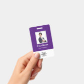 Kundenspezifisches Foto, QR-Code, Logo, Name-Abzei Ausweis (Handheld)