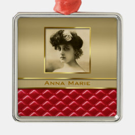 Kundenspezifisches Foto-Rahmen-Imitat-Gold Silbernes Ornament