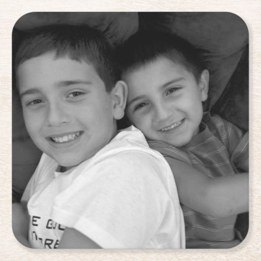 Kundenspezifisches Foto Rechteckiger Pappuntersetzer (Vorderseite)