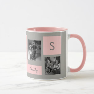 Kundenspezifisches Foto-rosa Tasse
