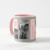 Kundenspezifisches Foto-rosa Tasse (Vorderseite Links)
