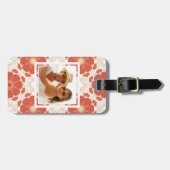 Kundenspezifisches Foto-Rot und Gepäckanhänger (Vorderseite horizontal)