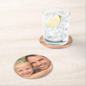 Kundenspezifisches Foto Runder Pappuntersetzer (Vor Ort)