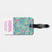 Kundenspezifisches Foto-schönes Sommer-Muster Gepäckanhänger (Rückseite horizontal)