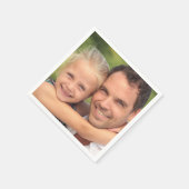 Kundenspezifisches Foto Serviette (Ecke)