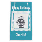 KUNDENSPEZIFISCHES FOTO-, TEXT- u. FARBgeschenk Kleine Geschenktüte (Vorderseite)