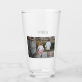 Kundenspezifisches Foto-trinkendes Glas (Vorderseite)
