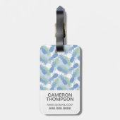 Kundenspezifisches Foto-tropisches Gepäckanhänger (Rückseite vertikal)