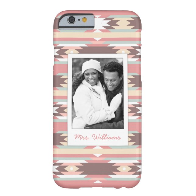 Kundenspezifisches Foto u. geometrisches Case-Mate iPhone Hülle (Rückseite)