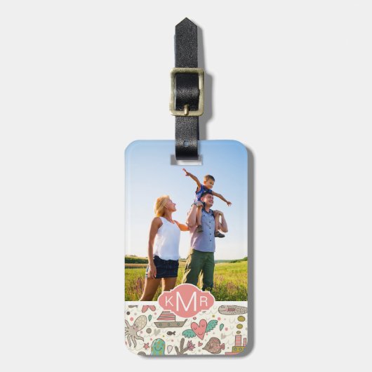 Kundenspezifisches Foto-u. Gepäckanhänger (Vorderseite vertikal)