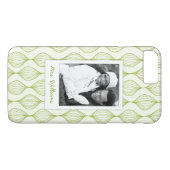 Kundenspezifisches Foto u. grünes Ogee Case-Mate iPhone Hülle (Rückseite (Horizontal))
