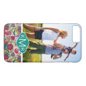 Kundenspezifisches Foto- u. Monogrammhelles Case-Mate iPhone Hülle (Rückseite (Horizontal))