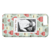 Kundenspezifisches Foto- u. NameValentineherz und Case-Mate iPhone Hülle (Rückseite (Horizontal))