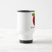 Kundenspezifisches Foto u. Text Apple stellen Reisebecher (Mittel)