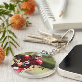 Kundenspezifisches Foto und Anzahl Schlüsselanhänger (Vorderseite rechts)