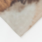 Kundenspezifisches Foto und/oder Text Fleecedecke (Ecke)
