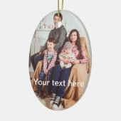 Kundenspezifisches Foto und/oder Text Keramik Ornament (Links)