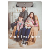 Kundenspezifisches Foto und/oder Text Klemmbrett (Vorderseite)