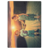 Kundenspezifisches Foto und Text Klemmbrett (Rückseite)