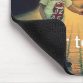 Kundenspezifisches Foto und Text Mousepad (Ecke)