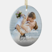 Kundenspezifisches Foto unser erster Keramik Ornament (Rechts)