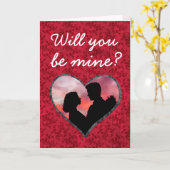 Kundenspezifisches Foto Vintag werden Sie mein Val Karte (Gelbe Blume)