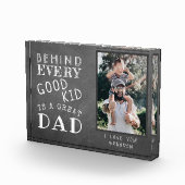 Kundenspezifisches Foto von großem Vater mit Kind (Rechts)