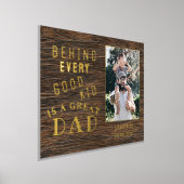 Kundenspezifisches Foto von großem Vater mit Kind Foliendrucke (Ablage )