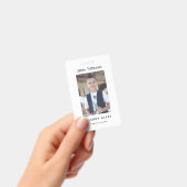 Kundenspezifisches Foto-warnendes Abzeichen des Ausweis (Handheld)